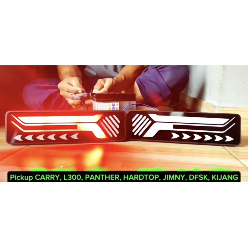 Stoplamp lampu belakang lampu rem mobil pickup LED 12 volt