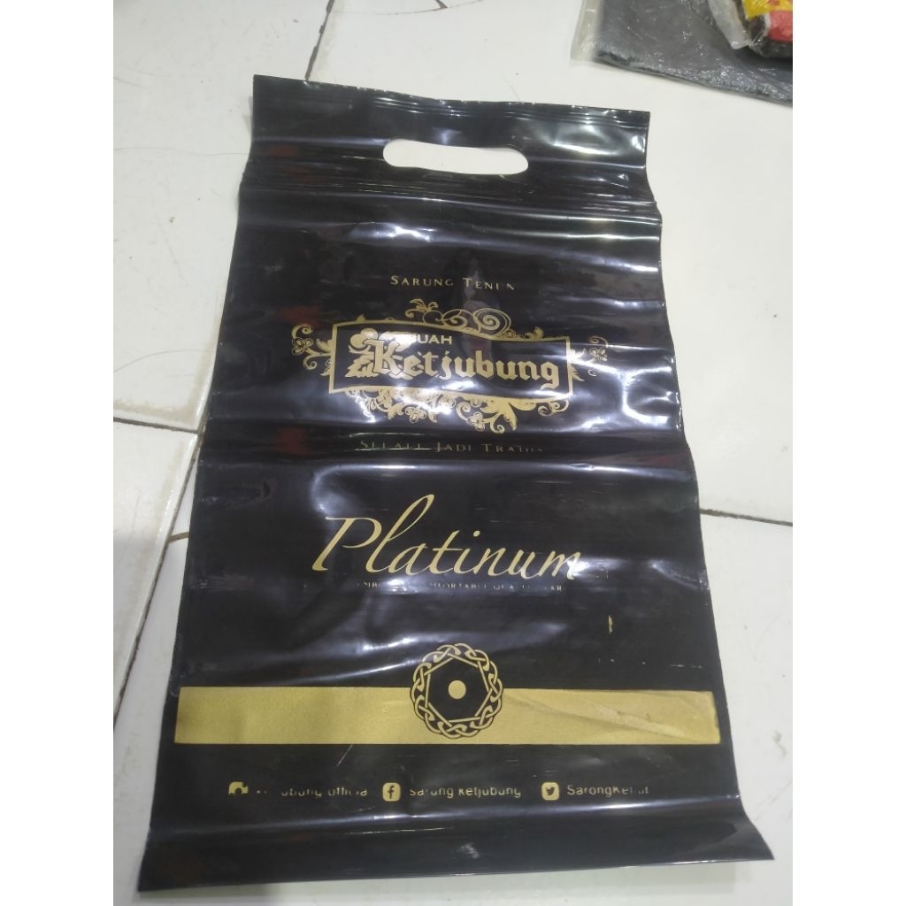 sarung kecubung platinum silver tanpa dus