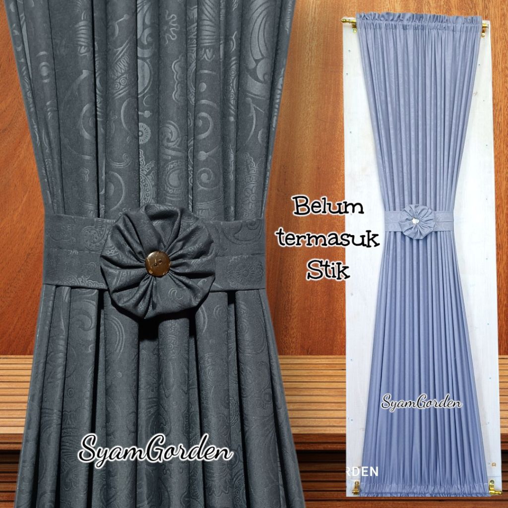 GORDEN jendela minimalis pita kupu kupu bunga motif bunga shaby #sepiral