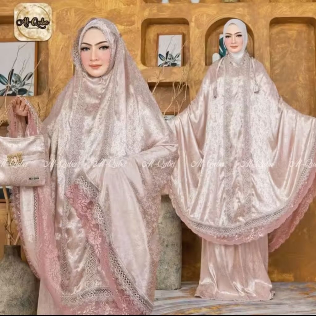 Mukena Sutra jaguar Luxury Renda Kd Cantik By Alquba