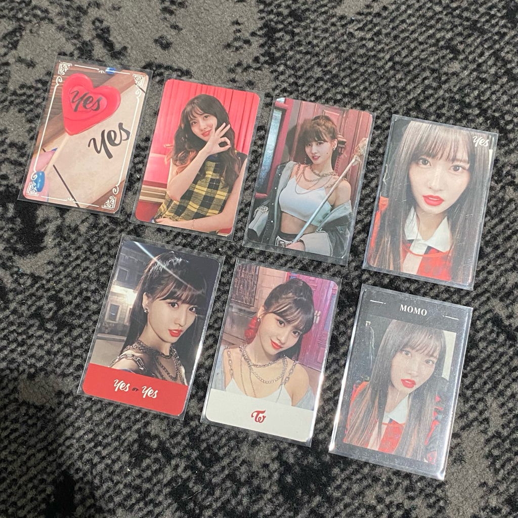 twice momo yes or yes official pc album photocard