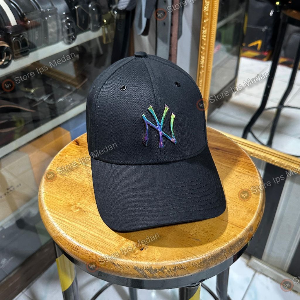 Topi Logo NY besi black