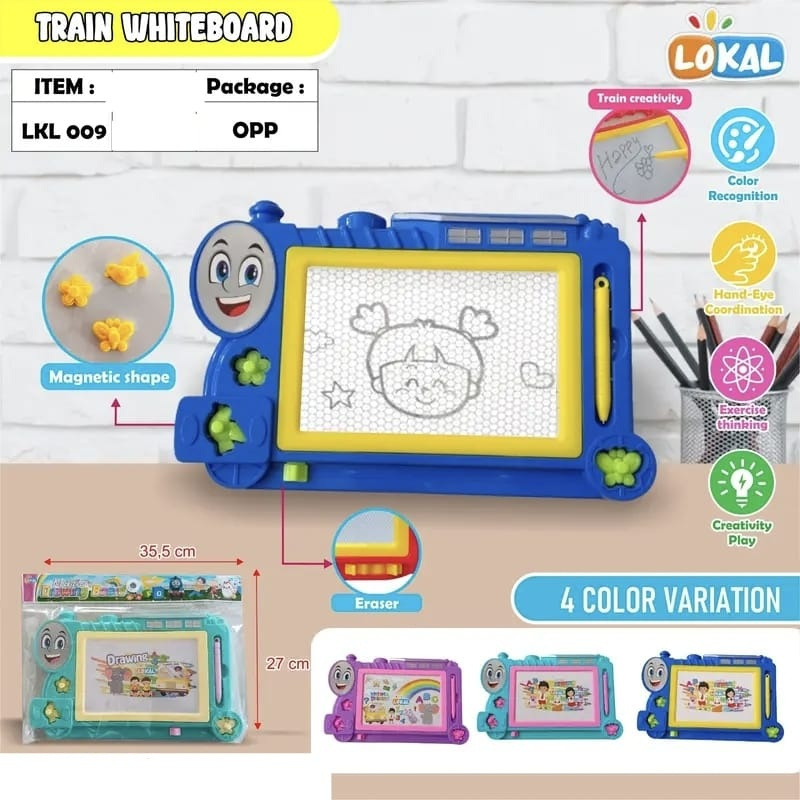 MAINAN PAPAN TULIS MAGNET THOMAS LKL009