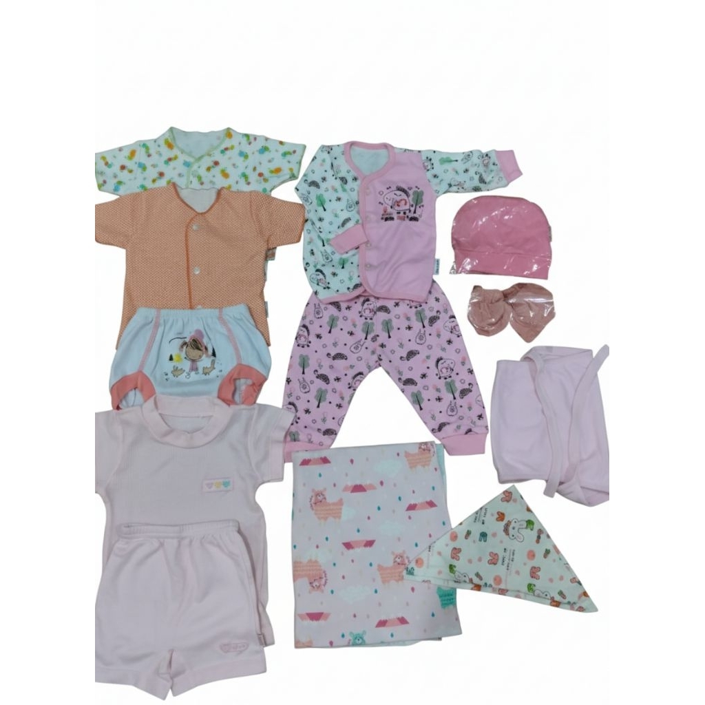 paket setelan bayi  nb | paketan baju anak bayi newborn libby velvet nova dll (PRELOVED)