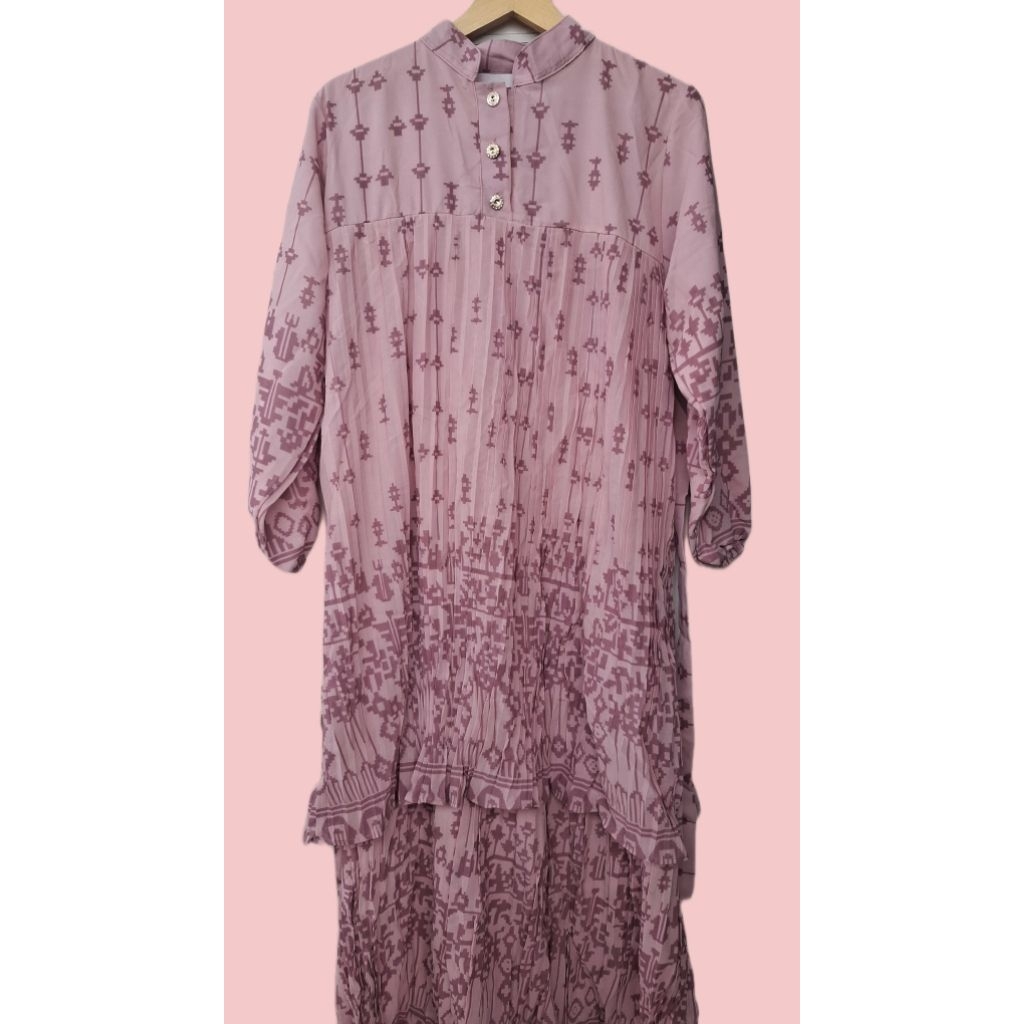 Dress ceruty plisket