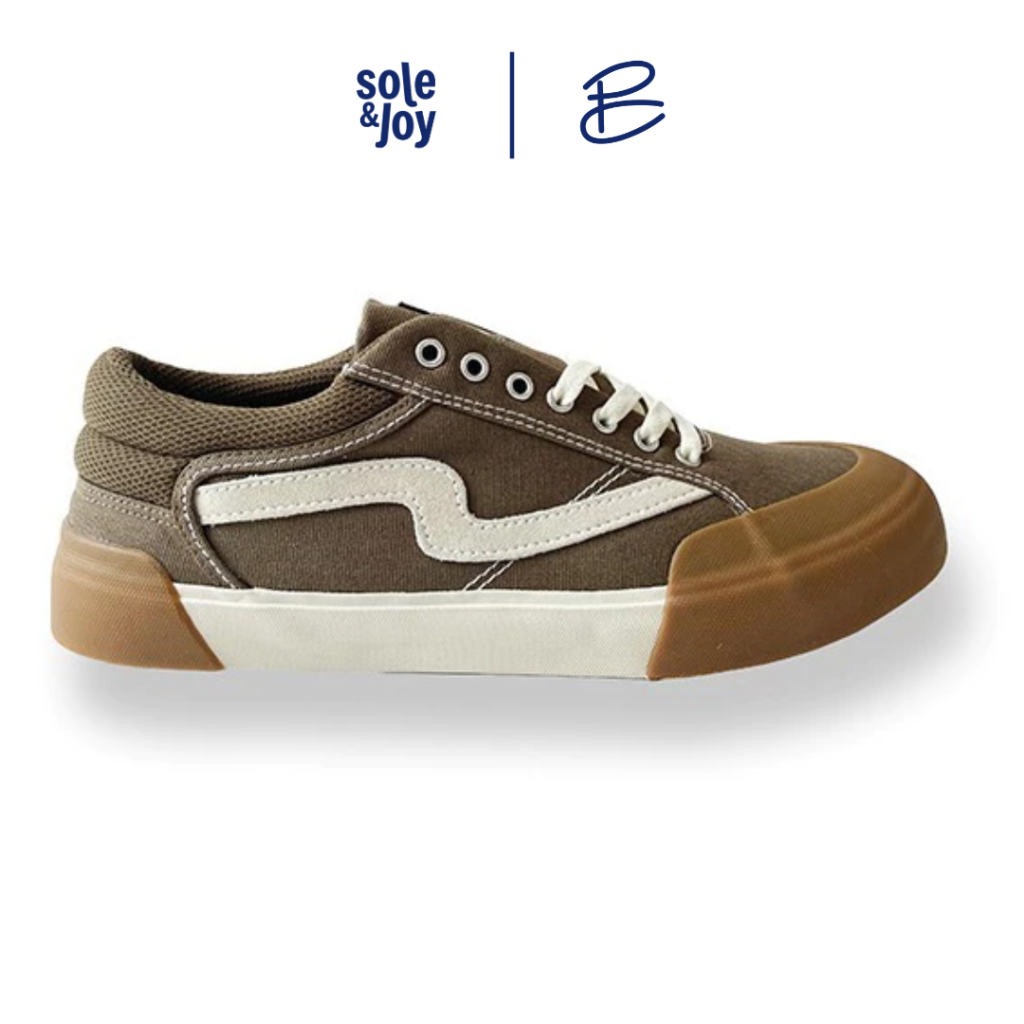 Patrobas Cloud Low Olive - Sneakers Cowok Sepatu Pria Kasual Soleandjoy