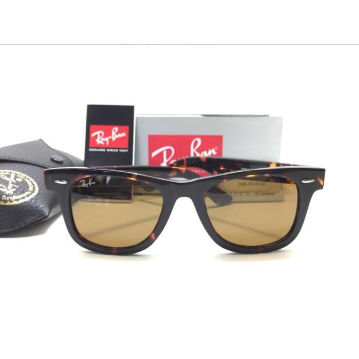 Kacamata Rayban Wayfarer RB2140 Tortoise Glossy Secen Original