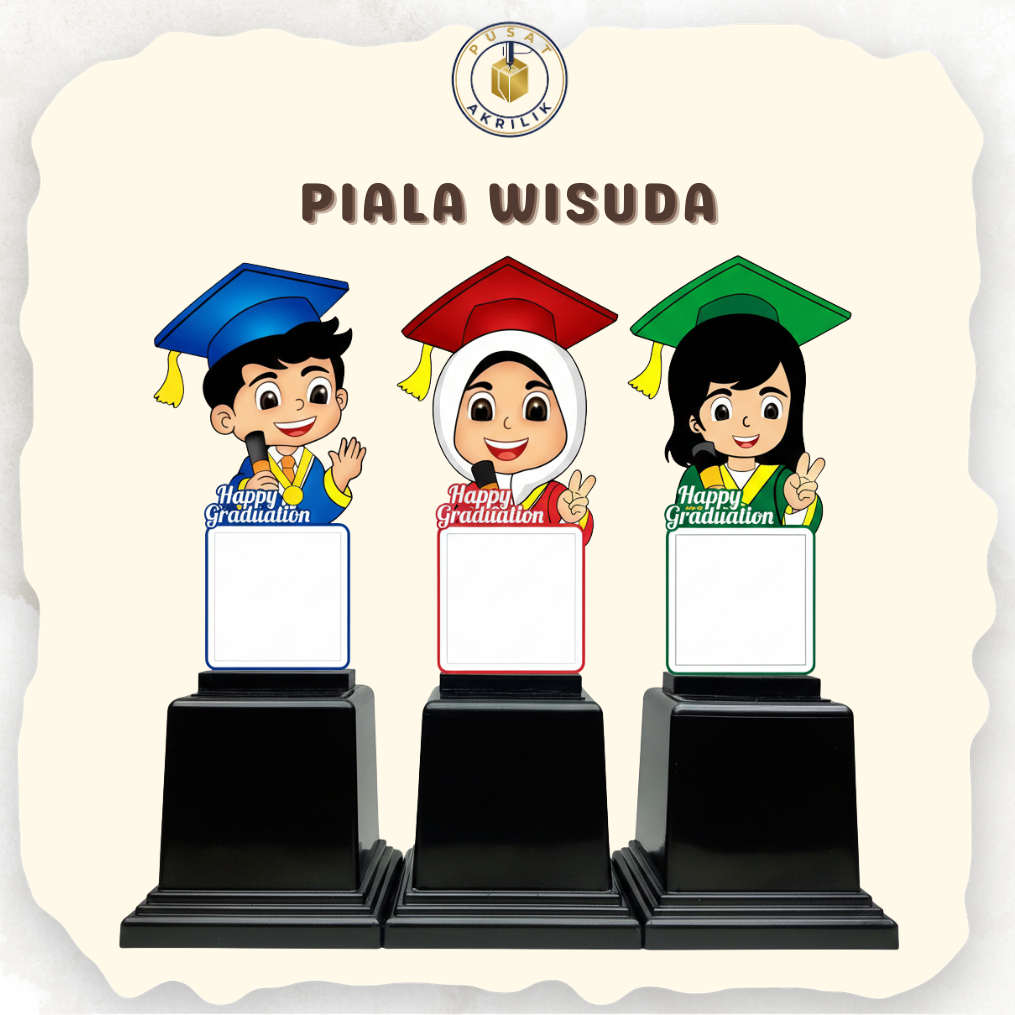 SOUVENIR WISUDA SOUVENIR PLAKAT WISUDA AKRILIK TK/PAUD KENANG KENANGAN WISUDA ANAK