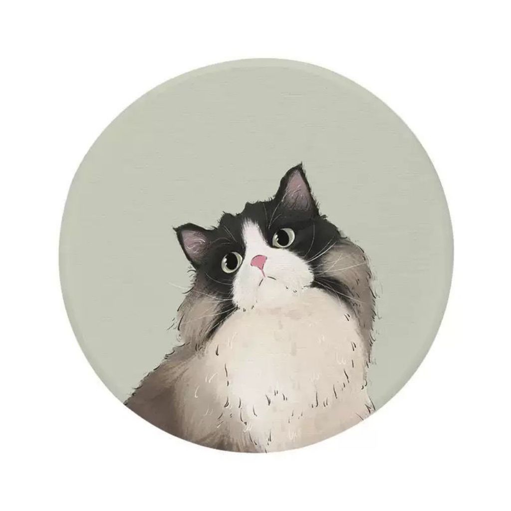 TATAKAN GELAS DIATOMACEOUS EARTH KUCING 10cm