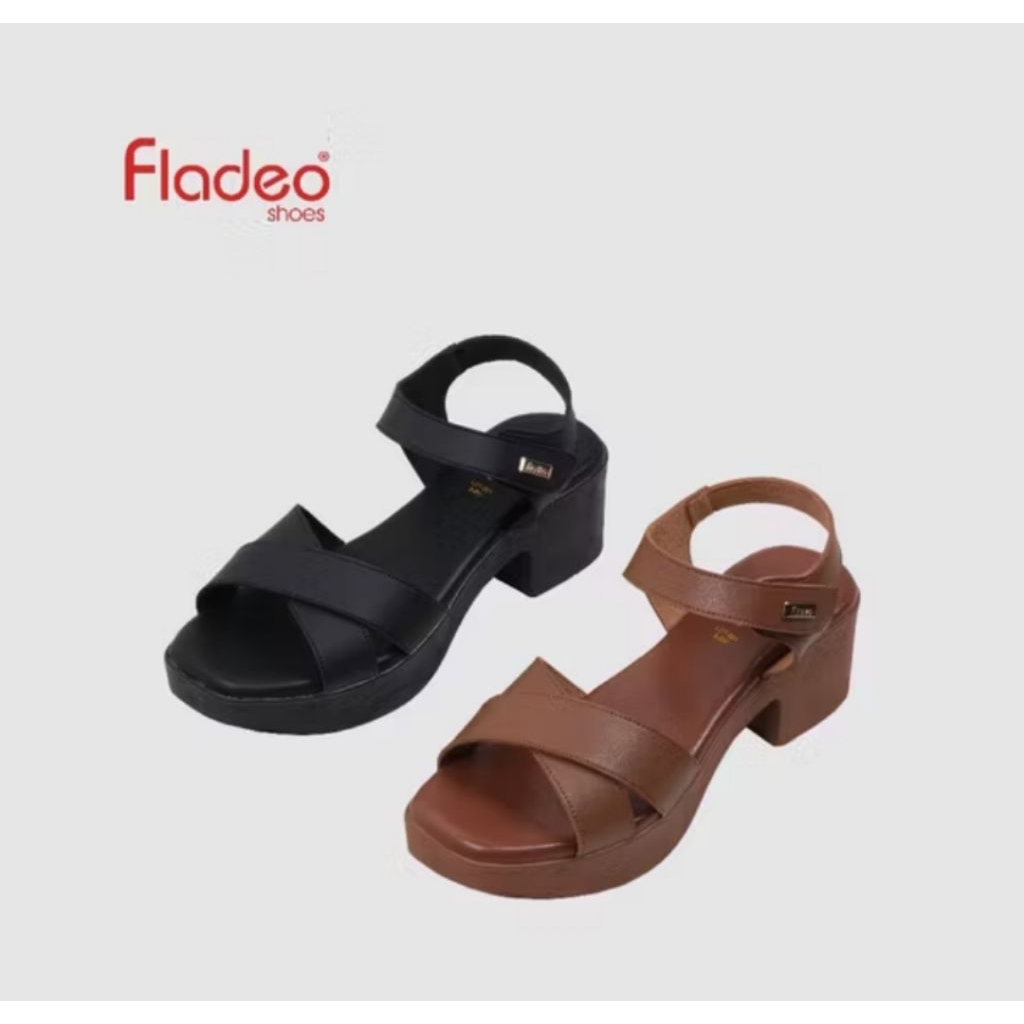 Sandal Wanita Wedges Fladeo Original