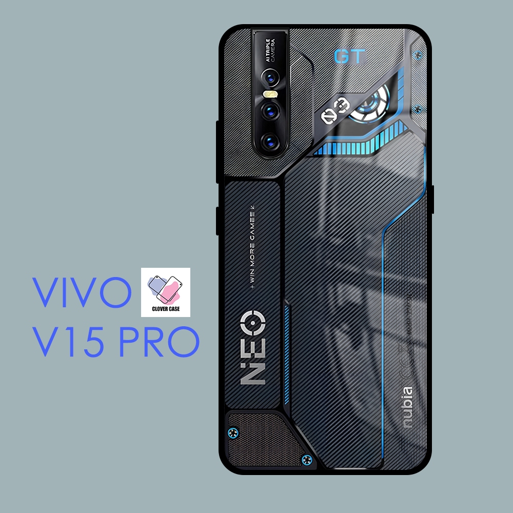 [AR114]  Case Glossy Case | VIVO V15 PRO | CASE KEKINIAN LUCU |  Casing Hp Kilau Motif ROG