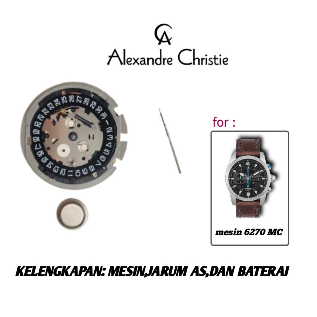 Mesin Alexandre Christie original 6270 MC