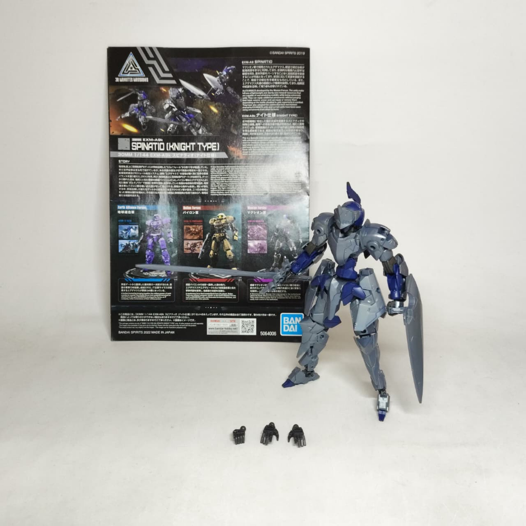 Bandai 30MM Spinatio Knight Type / Model Kit 30 Minutes Missions 2nd 1/144 Sudah Rakit X524