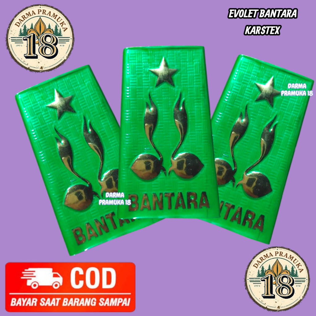 Bantara Karstek sepasang atau 2biji Balok Bantara Pramuka Tahan Air