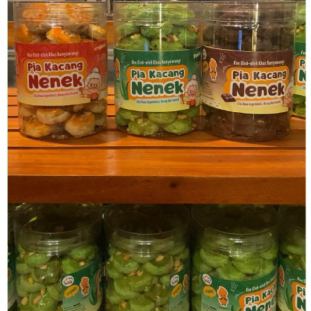 Pia Kacang/ Kue Kacang Nenek/ Pia kacang kering toples mini