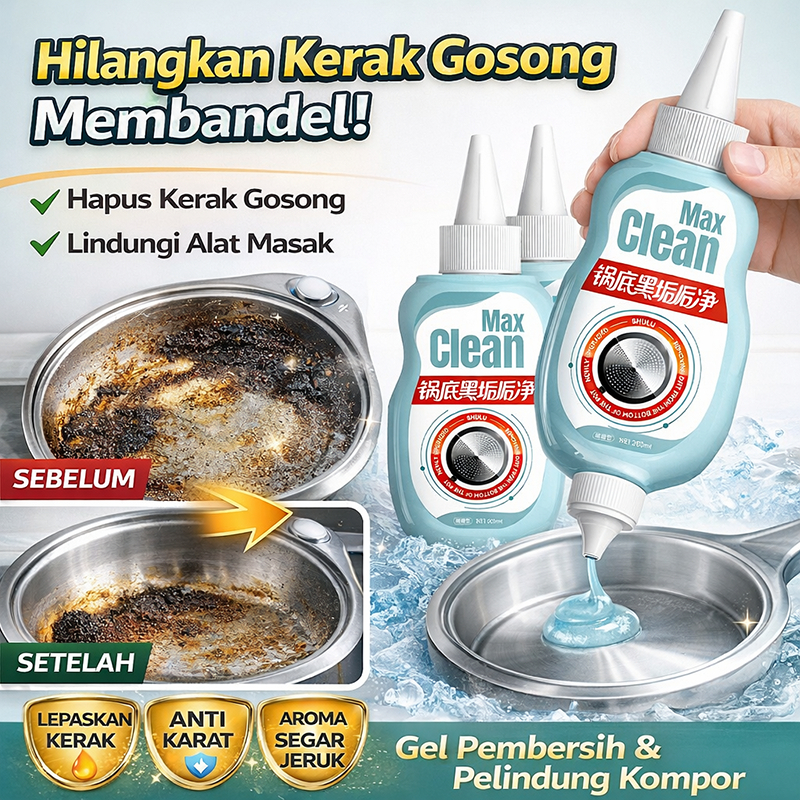 Bersihkan Kerak 5 Menit  Gel Pembersih Panci Anti Karat JMY Kerak / Panci / Alat Dapur / Alat Masak