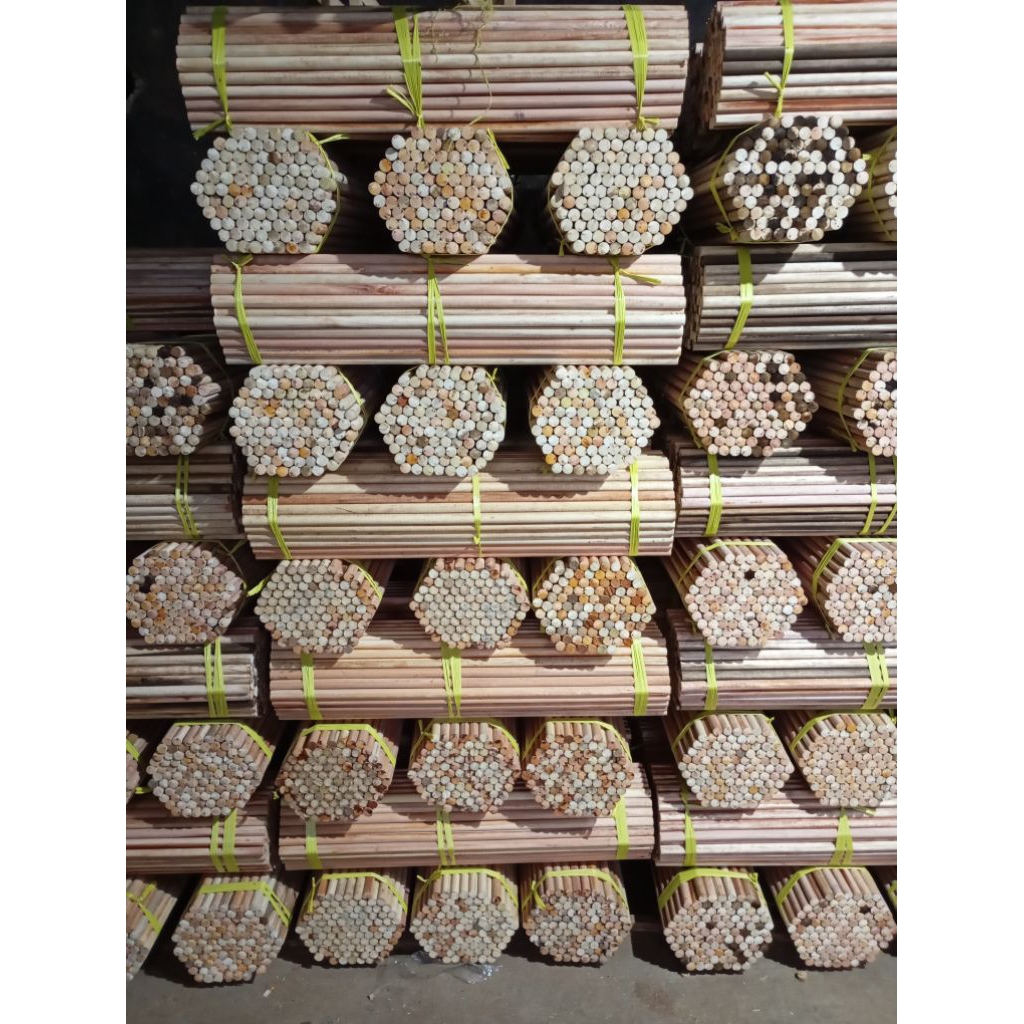 Kayu Dowel / gagang sapu diameter 1,9 panjang 80 cm