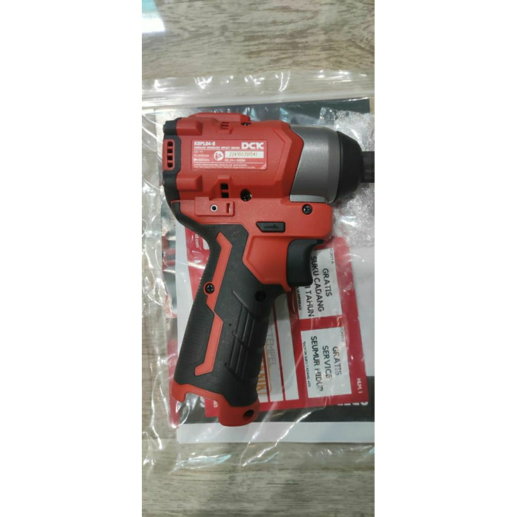 DCK KDPL04-8 Cordless Brushless Impact Driver (12V) Baru Original