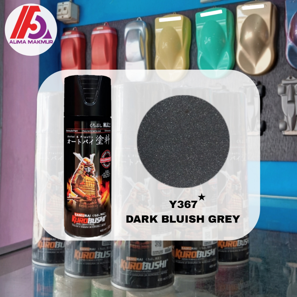 Samurai Y367 Dark Bluish Grey 400ml / Pilok Dark Bluish Grey / Pilok Dark Bluish Grey / Pilok Abu Ab