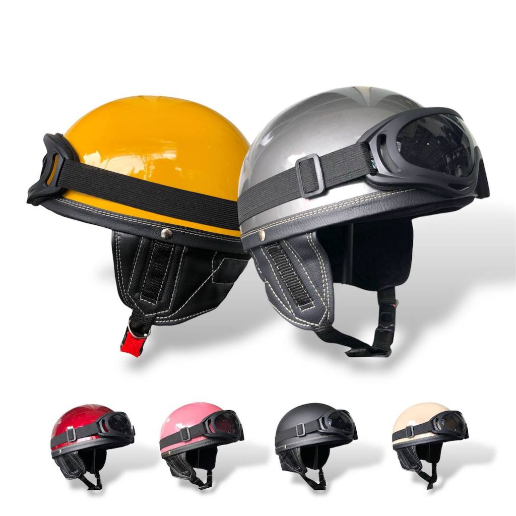 HELM RETRO CLUB CAT KACAMATA SKY HELM VESPA KLASIK DEWASA WANITA PRIA