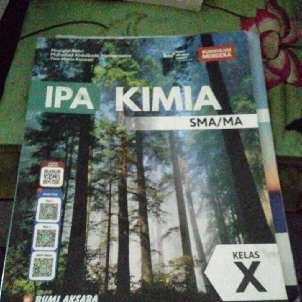 Buku IPA kimia 1 SMA kurikulum merdeka bumi aksara