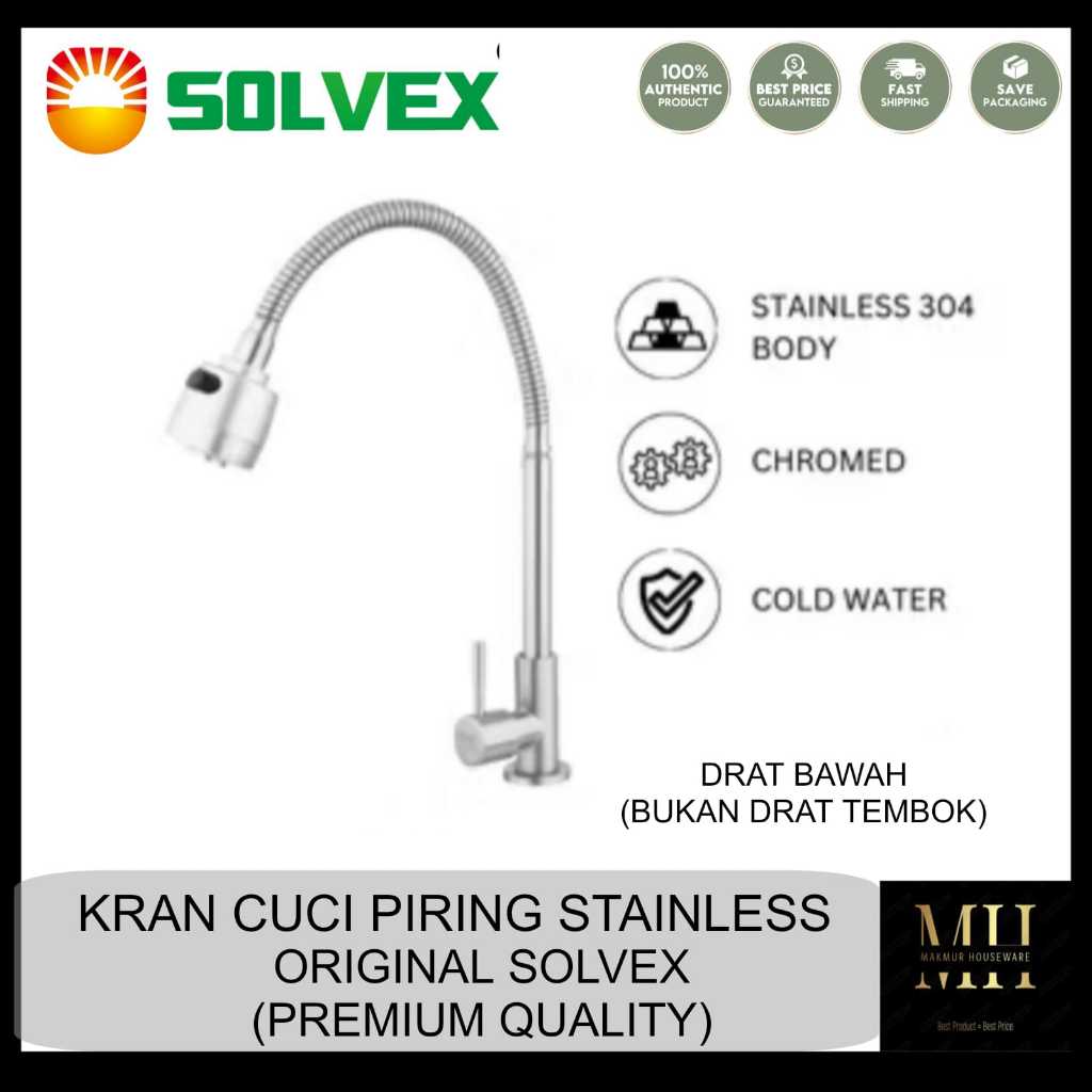 KRAN MEJA WASTAFEL FLEKSIBEL / KRAN SINK CUCI PIRING / KRAN WASTAFEL CUCI PIRING FLEKSIBEL STAINLESS