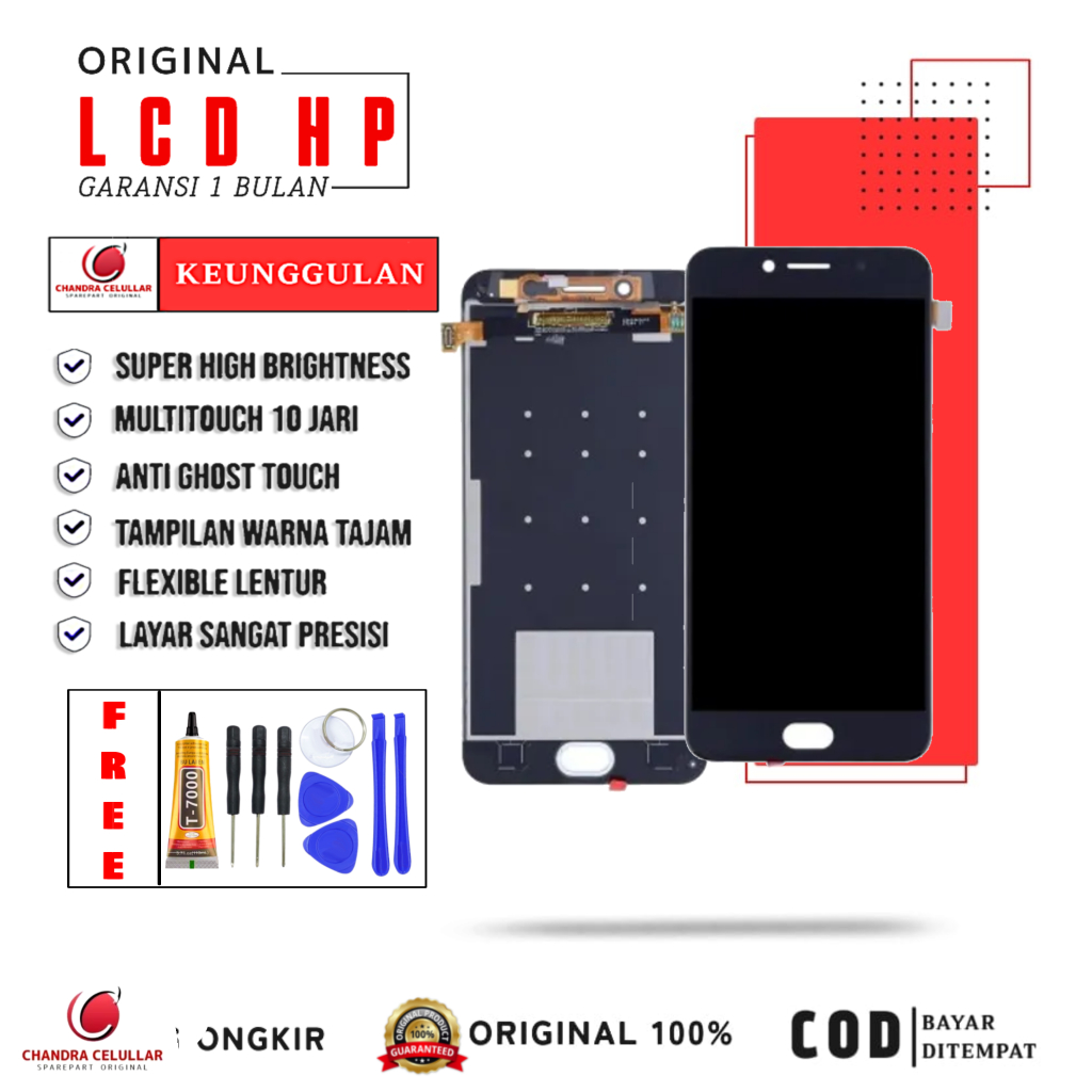{ORIGINAL} LCD VIVO V5 / V5S / Y67 FULLSET TOUCHSCREEN