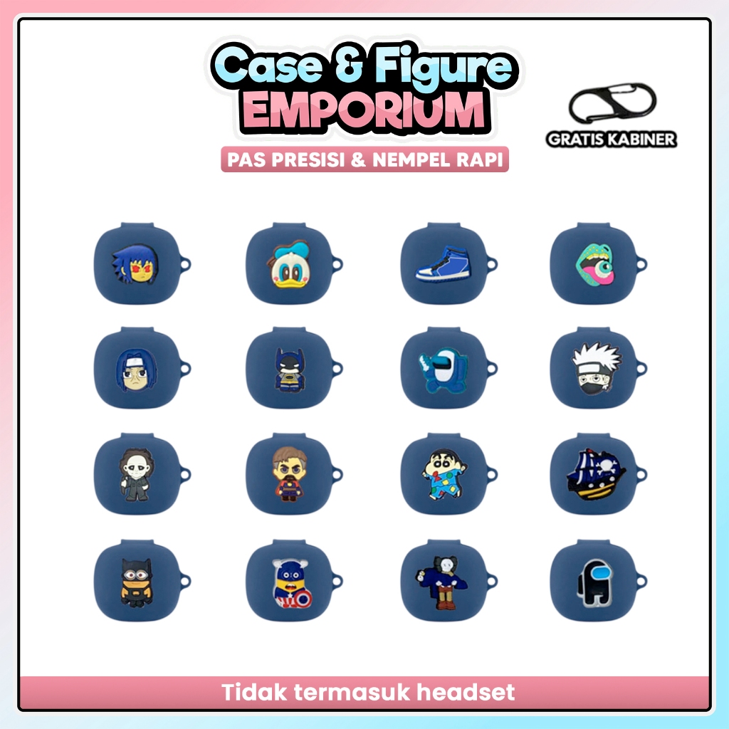 [NC] Case  Soundcore R50i Silikon Karakter Sinch Biru Softcase Premium Quality