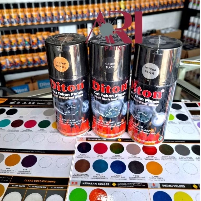 Diton Premium Hi Temp | Cat Semprot Pilox Tahan Anti Panas