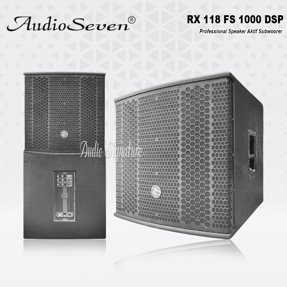 Speaker Aktif Subwoofer 18 Inch AUDIO SEVEN RX 118 FS 1000 DSP Original 2000 Watt