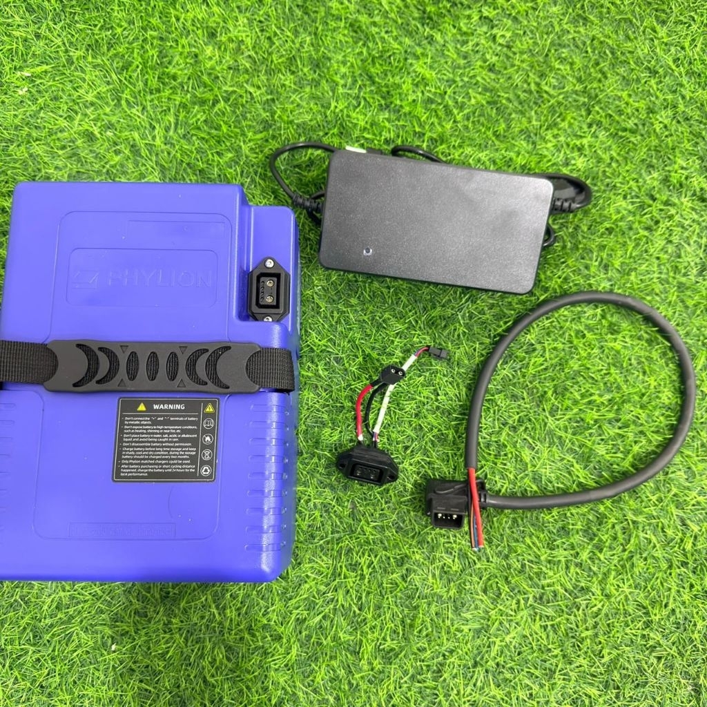 [STARTER PACK] Paket Upgrade Aki Sepeda Listrik ke Baterai Lithium Phylion