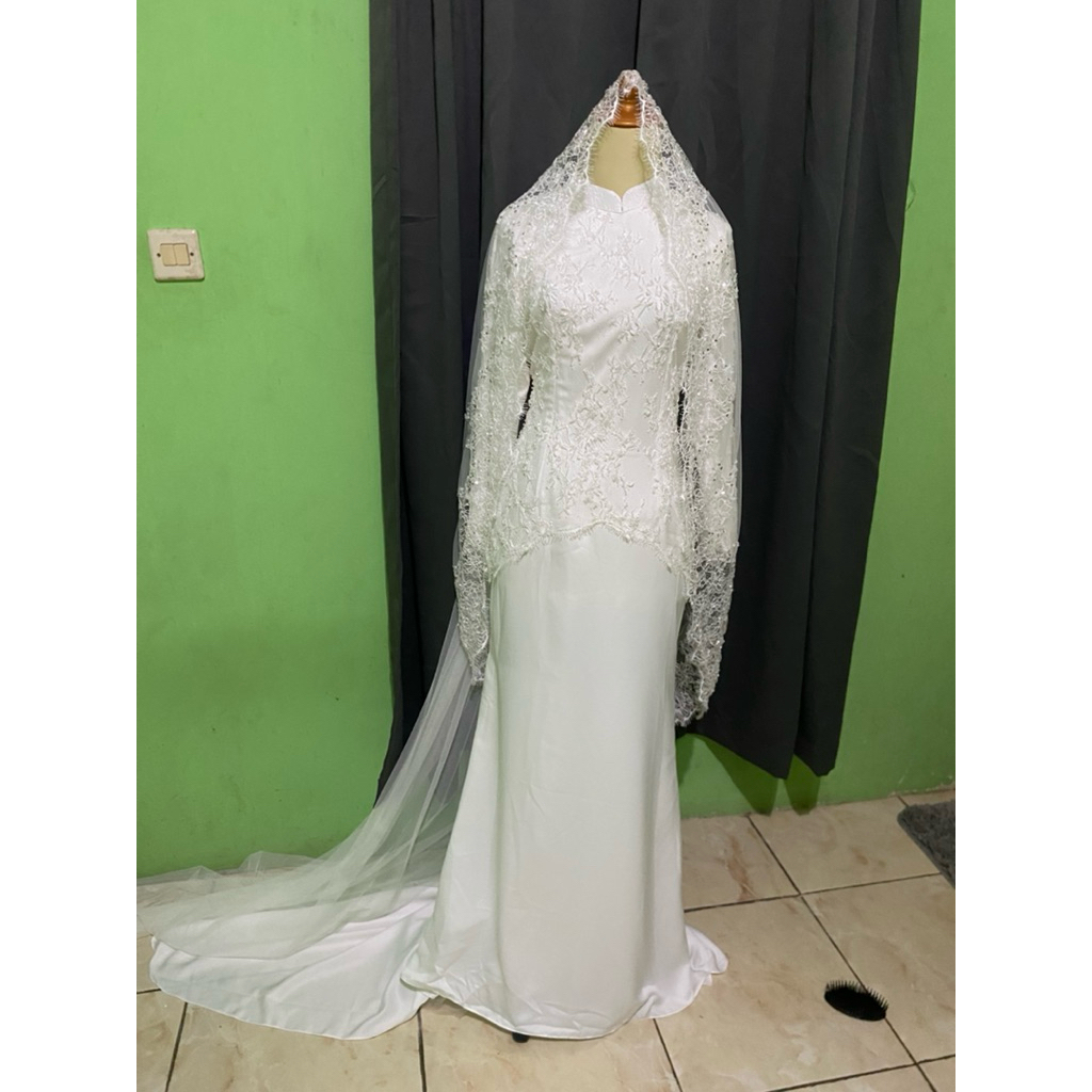 gaun pengantin malaysia melayu gaun akad gaun walimah dress akad wedding dress