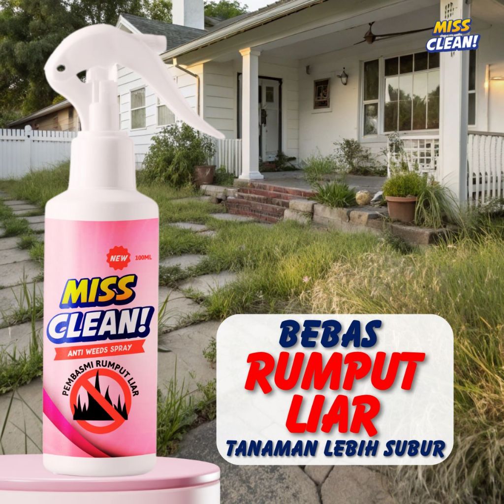 Miss Clean Obat Pembasmi Rumput Liar dan Gulma Ampuh - DAILYNEEDR