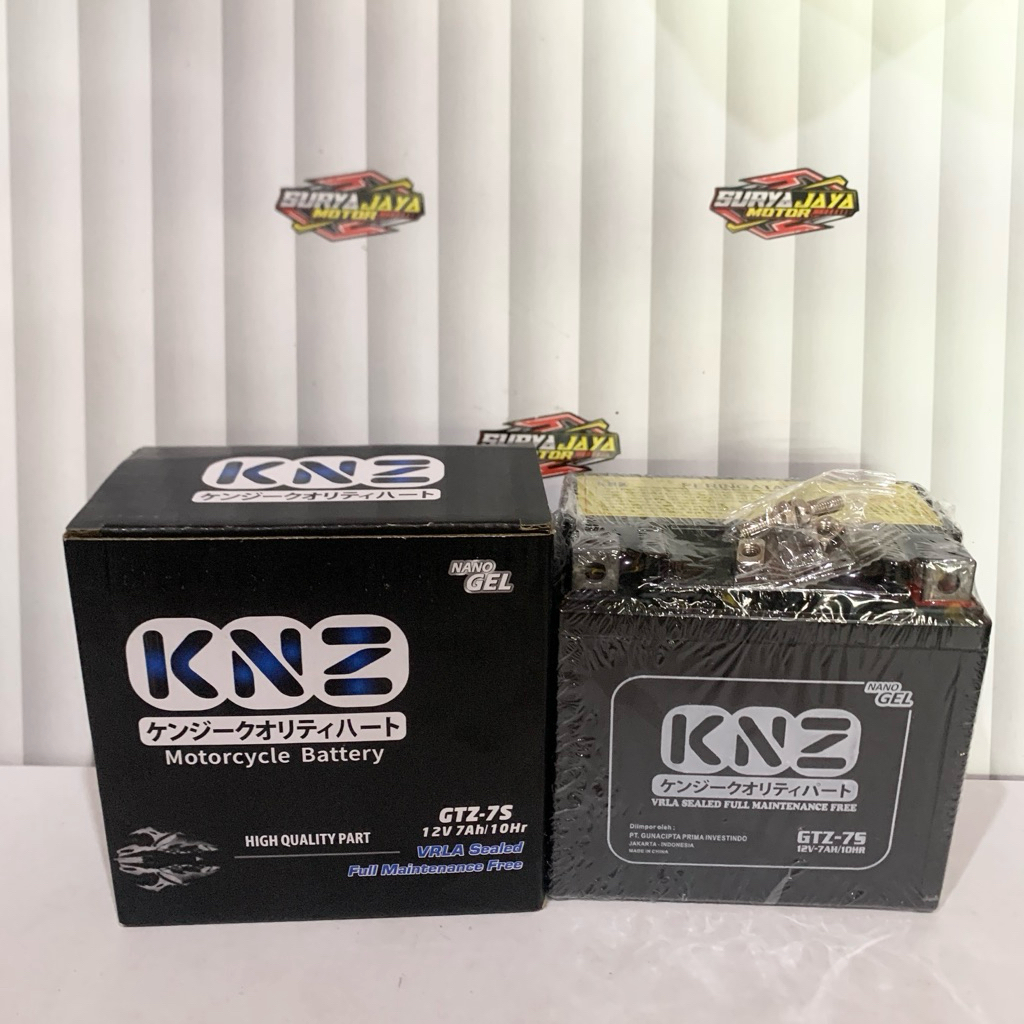 AKI KERING KNZ MOTOR GTZ-7S 12V 7AH/10HR