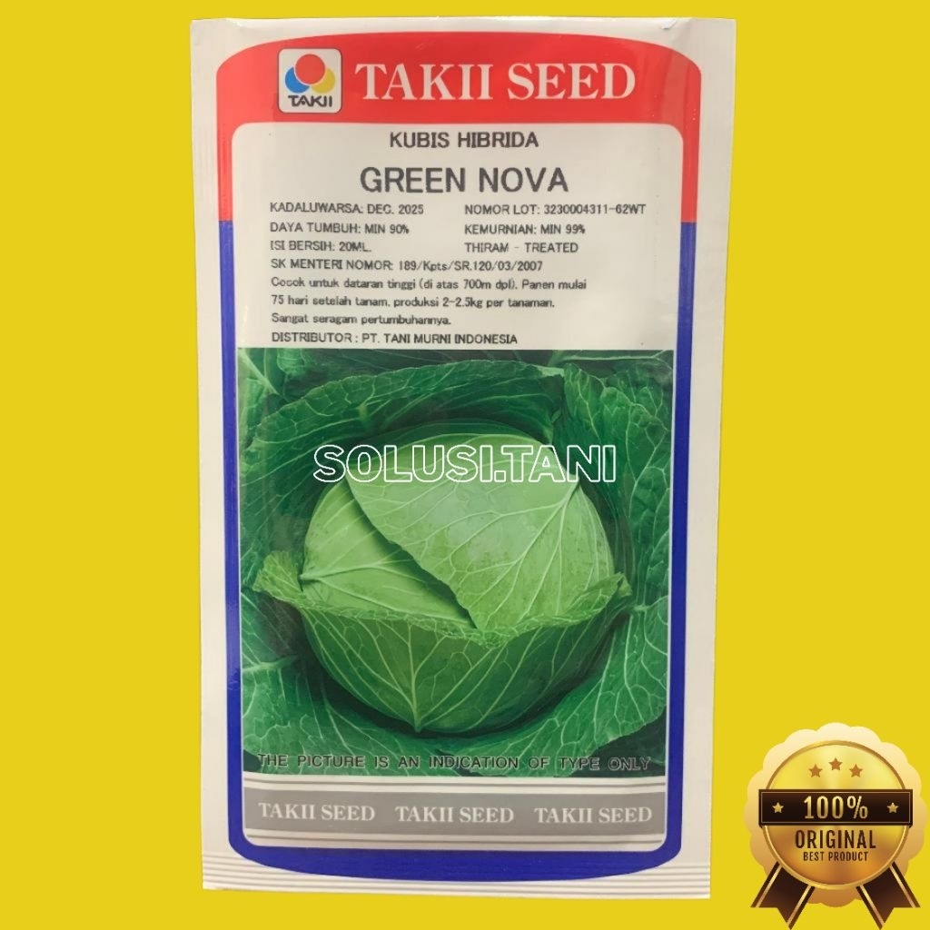 Benih Kubis Green Nova 20 ml