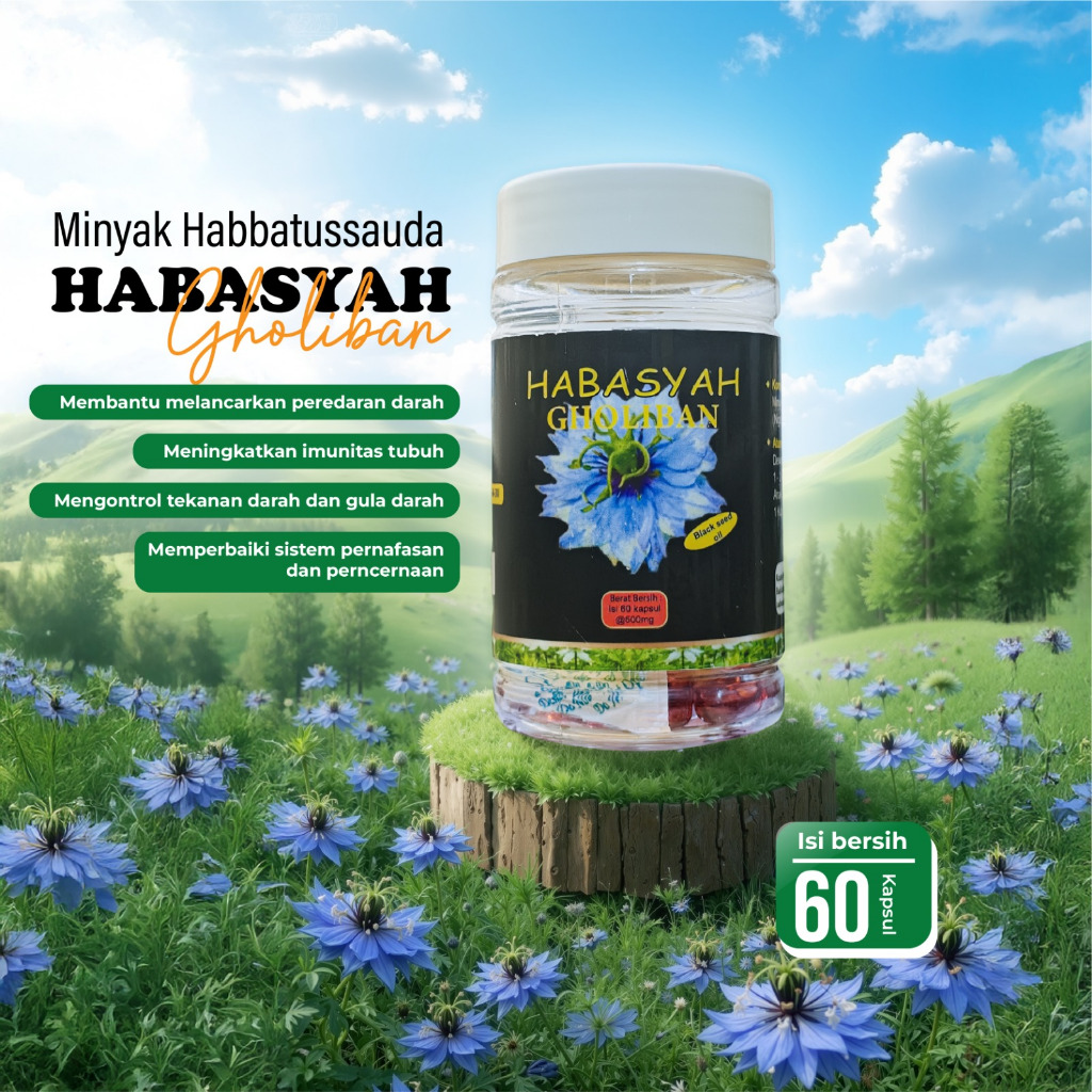 Kapsul Minyak Habbatussauda Gholiban isi 60