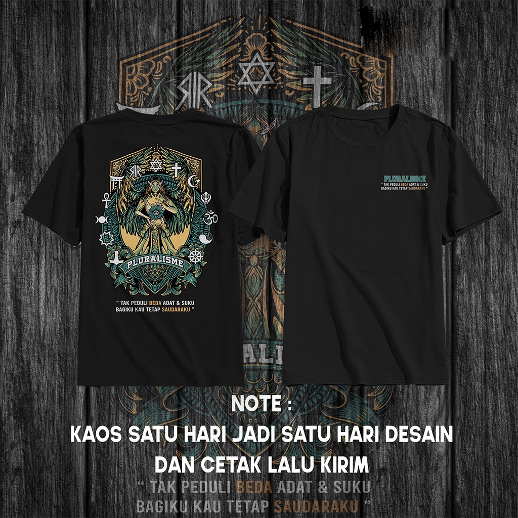 POSEIDON KAOS PLURALISME BAJU PLURALISME AGAMA / Kaos Pluralisme / Kaos Pluralisme Murah / Pluralism