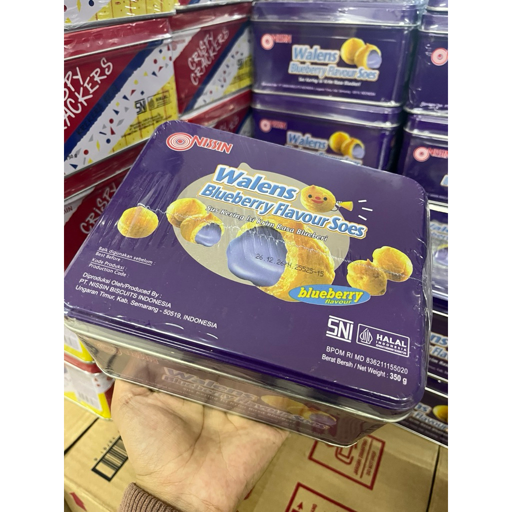 walens blueberry flavour soes kaleng 350gr