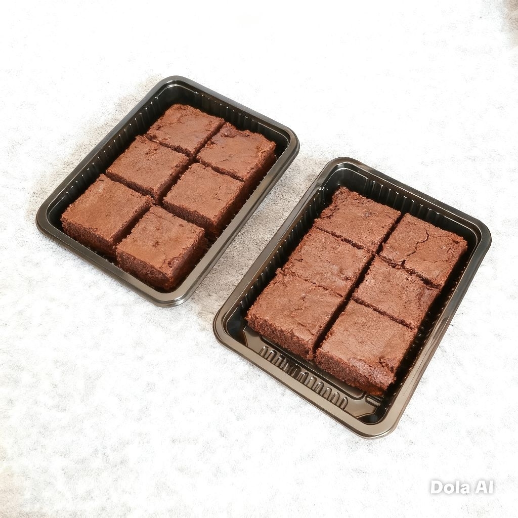 Mika Brownies S / Mika Brownies kecil isi 20 / Mika Snackbox / Kotak snack box / Box kue