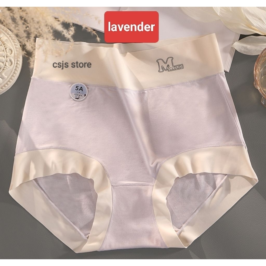 cd wanita highwaist super jumbo 80 kg - 130 kg anti bakteri celana dalam import premium