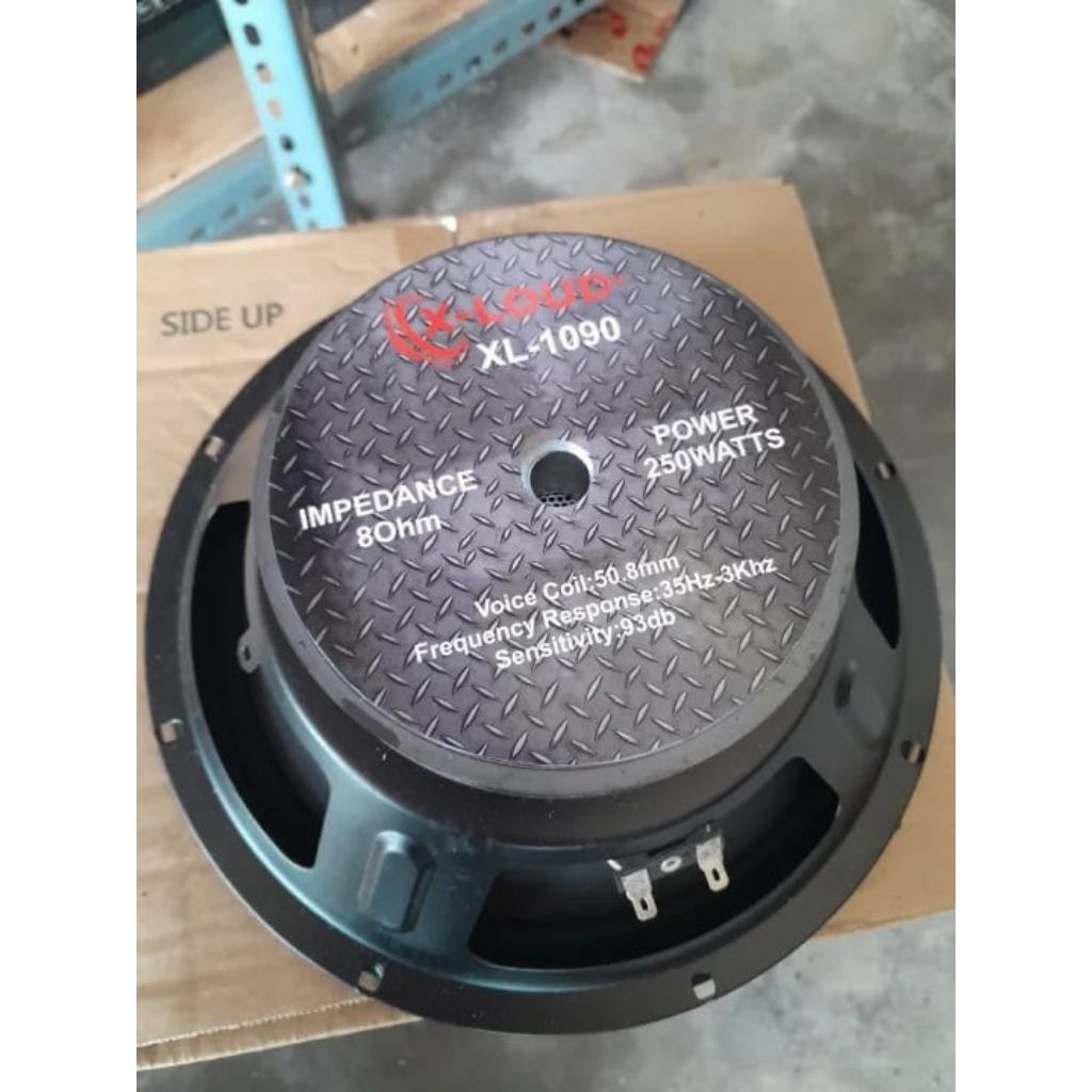 Speaker 10 inch X-LOUD 1090 middle Voice Coil 2,5 inch Max Power 250 Watt