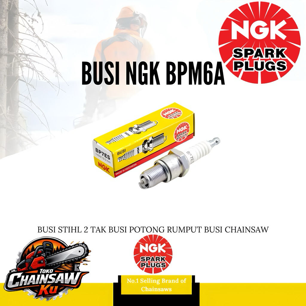 SPARK PLUG/ BUSI BPM6A NGK NEW ORIGINAL