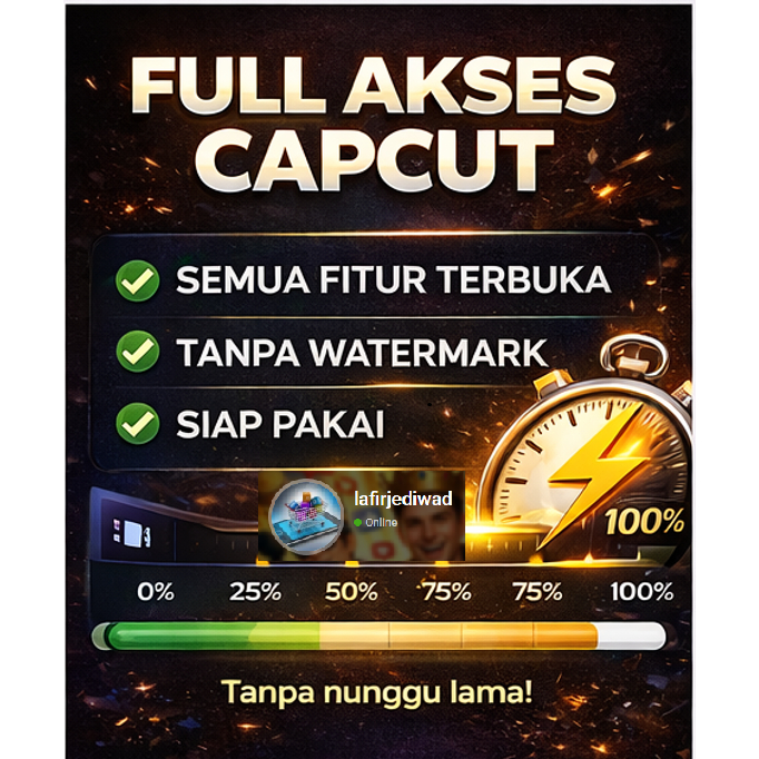 2000+ Template CapCut Pro Premium 1 Bulan — Auto Aktif — Garansi Resmi — Cepat & Aman
