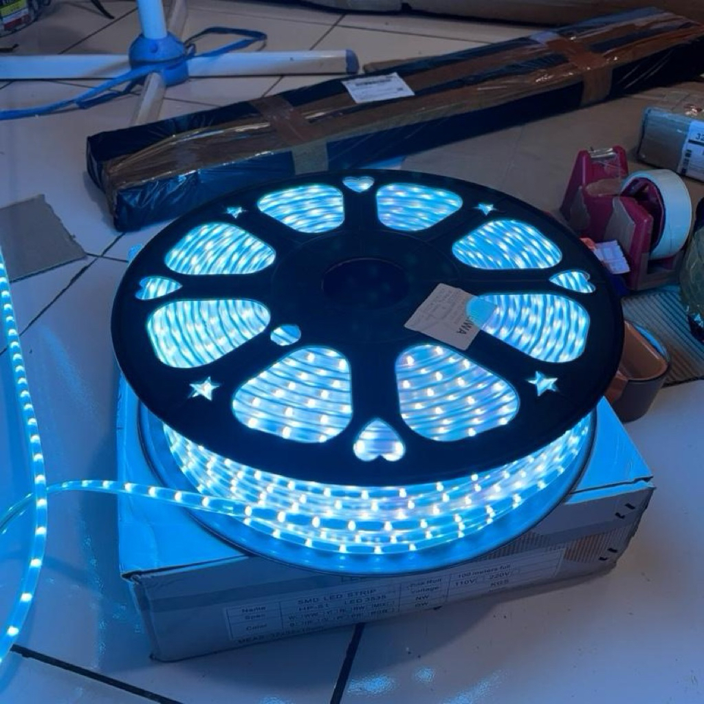 Led Strip Lampu Selang Led Biru Harga Eceran Permeter
