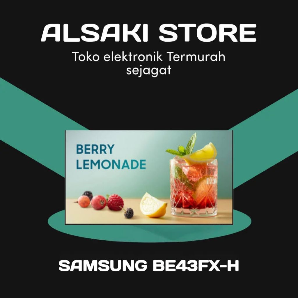 SAMSUNG BE43FX-H Smart Monitor TV 4K 43 Inch LH43BEFHVG BEFX-H