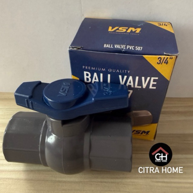 VSM  Ball Valve PVC 3/4 inch