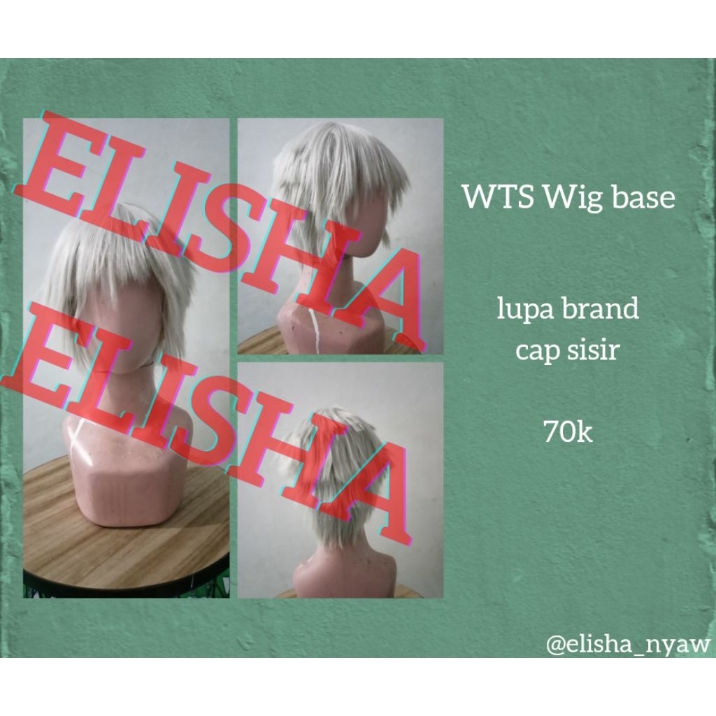 macam-macam wig second preloved