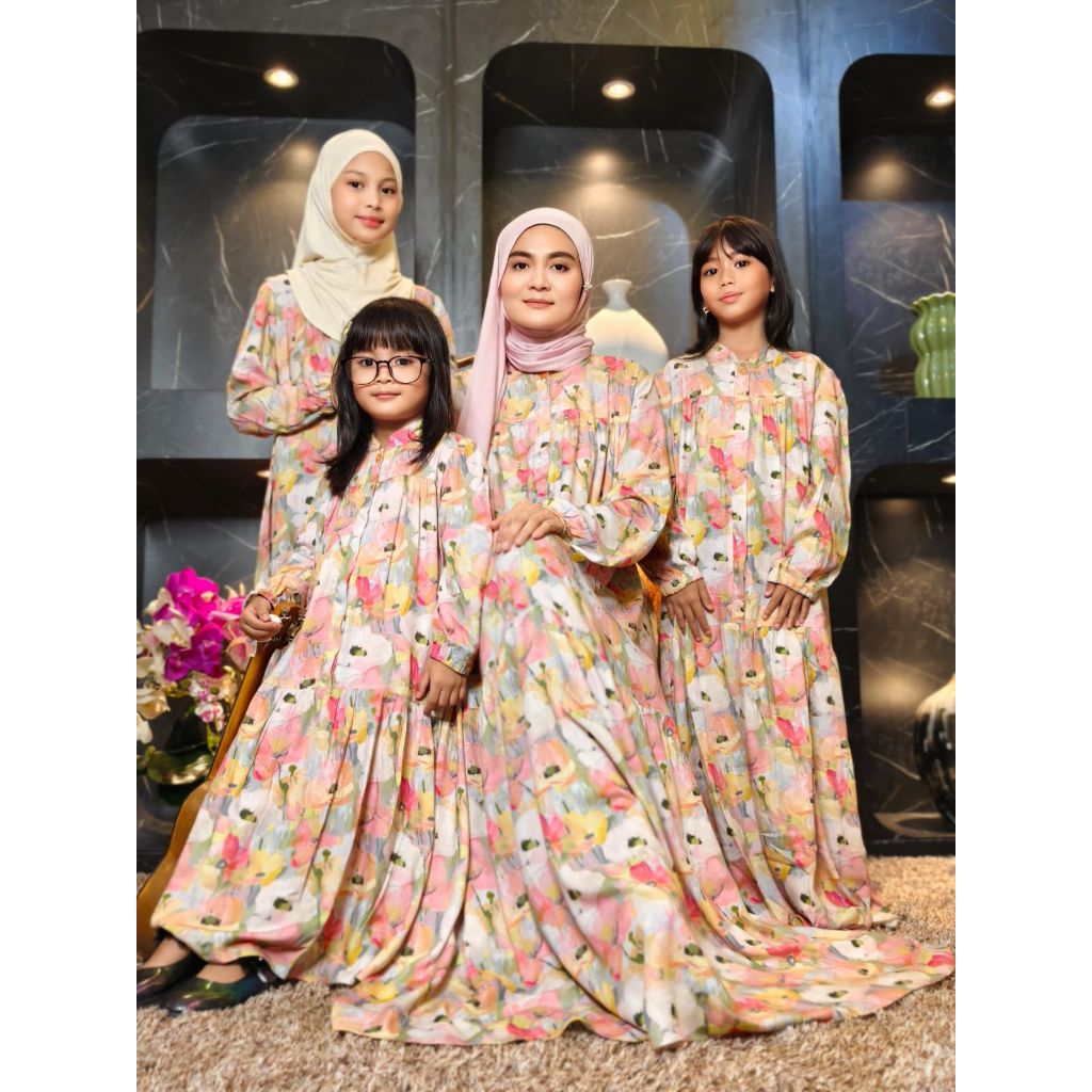 GEGE COUPLE GAMIS IKA GAMIS COUPLE IBU DAN ANAK GAMIS COUPLE FASHION MUSLIM WANITA