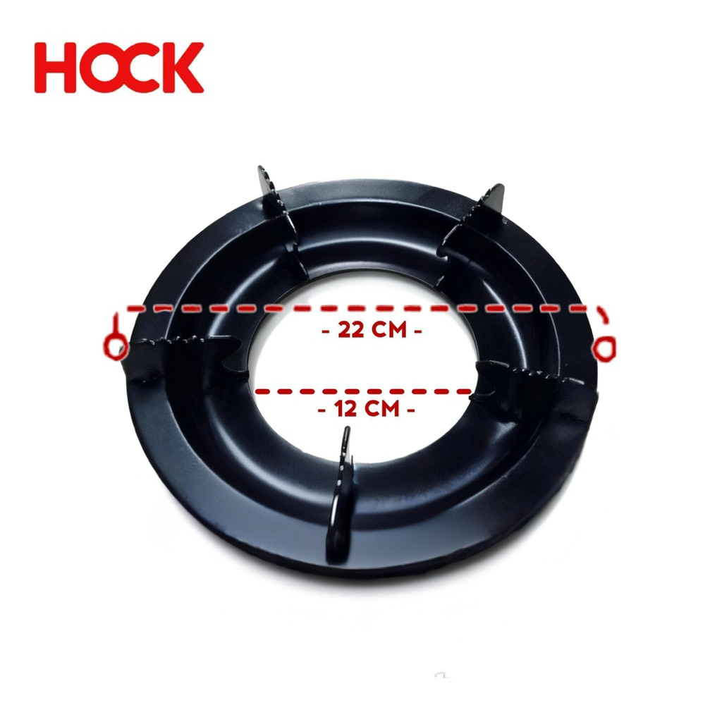 Tatakan Hock Bulat 5 Kaki 2 Tungku Tungku Kompor Gas Hock Kaki 5