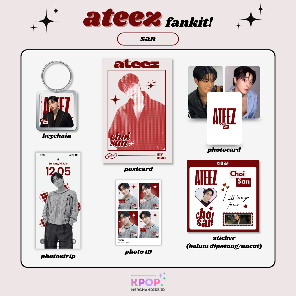 ATEEZ FANKIT FANMADE MINI FANKIT ATEEZ